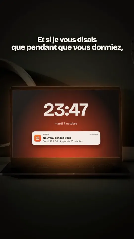 Notre pub « pendant que vous dormez »